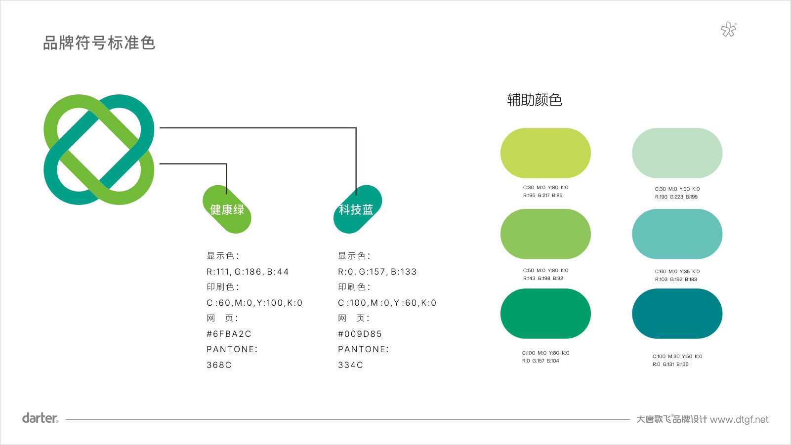 泰州醫(yī)藥城宣醫(yī)通VI設(shè)計標準色