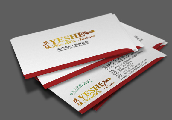 建材家居行業(yè)名片設(shè)計 亞仕木門名片設(shè)計